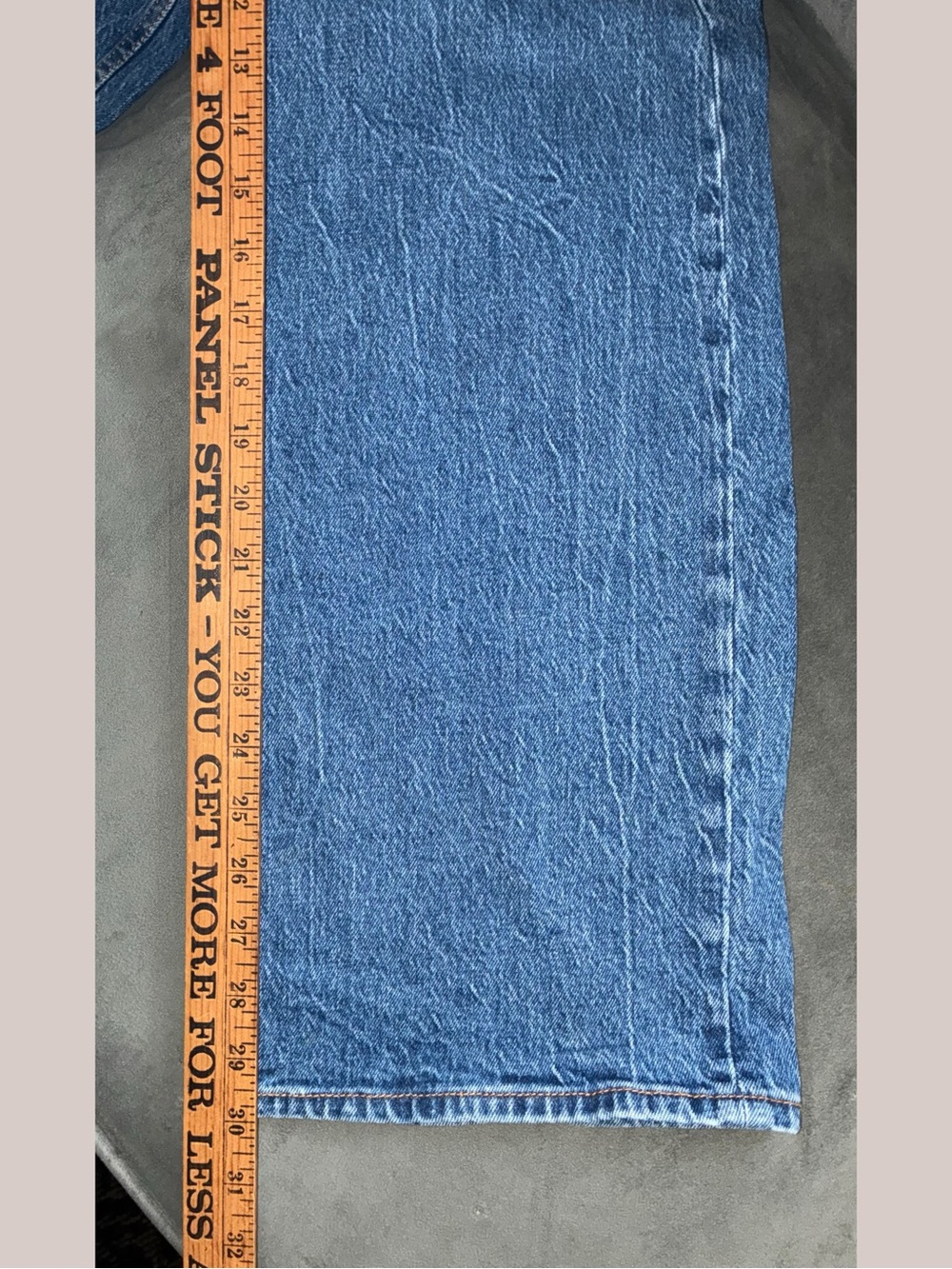 Abercrombie & Fitch 90s relaxed jean high-rise blue 30/10r women’s denim classic - Picture 10 of 16